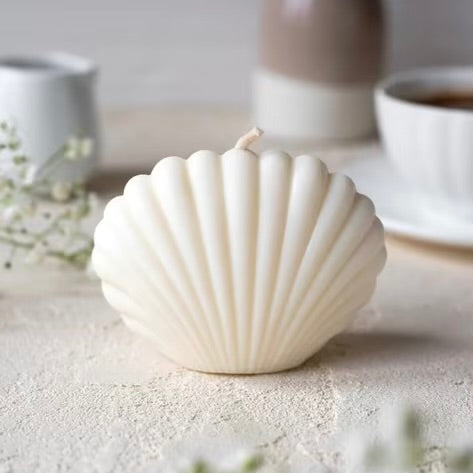 Luxury Seashell Candle – Strongly Scented Handcrafted Soya Wax | Premium Coastal Décor Candle